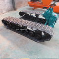Sistema de tren de rodaje de chasis de oruga de caucho de acero para excavadora cargadora Plataformas de perforación agricultura